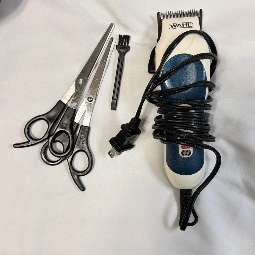 Vintage Wahl Clipper‎ Color Pro Complete Haircutting Kit with Easy Color Model